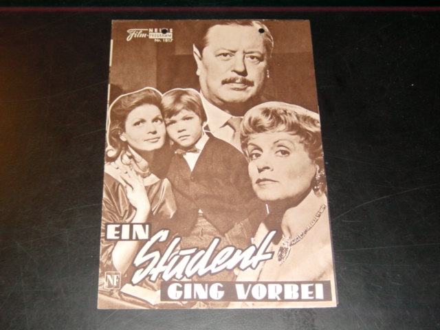 1817: Ein Student ging vorbei (Werner Klingler) Luise Ulrich, Eva Bartok, Paul Dahlke, Bernt Forell, Michael Verhoeven, Elke Arendt, Margarete Haagen, Erika v. Thellmann, Werner Fuetterer, Sascha Hehn, Ernst Braasch