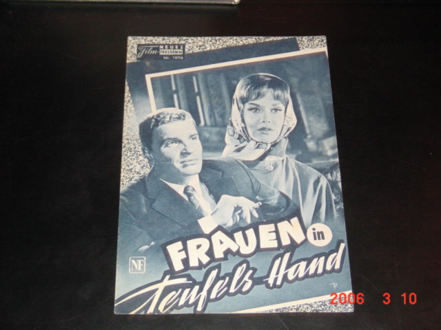 1896: Frauen in Teufels Hand (Hermann Leitner) Maria Sebaldt, Helmut Schmid, Mady Rahl, Erik Frey, Emmerich Schrenk, Gerlinde Locker, Wolf Albach-Retty, Michael Janisch, Hannes Schiel, Annemarie Berthé, Viktor Afritsch, Guido Wieland, Josef Krastel