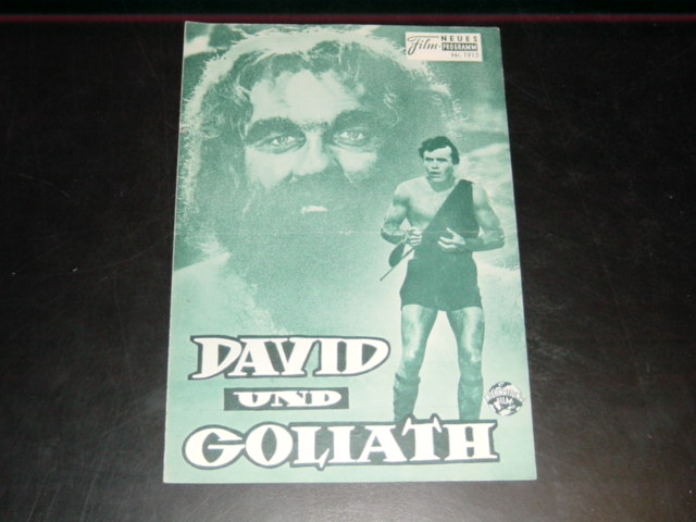 1915: David und Goliath (Richard Pottier und Ferdinado Baldi) Orson Welles, Iva Payer, Kronos, Giulia Rubini, Eleonora Rossi Drago, Pierre Cressoy, Massimo Serato, Edward Hilton