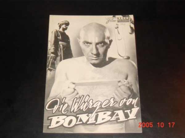 1917: Die Würger von Bombay (Terence Fisher) Guy Rolfe, Allan Cuthbertson, Andrew Cruikshank, George Pastell, Marne Maitlland, Jan Holden, Paul Stassino, Tutte Lemkow, David Spenser, John Harvey, Roger Delgado, Marie Devereux, Michael Nightingale, Margar