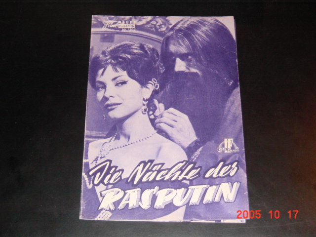 1935: Die Nächte des Rasputin (Pierre Chenal) Edmund Purdom, Jany Clair, Gianna Maria Canale, Ugo Sasso, John Drew Barrymore