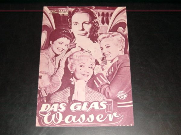 1937: Das Glas Wasser (Helmut Käutner) Gustaf Gründgens, Sabine Sinjen, Liselotte Pulver, Hilde Krahl, Horst Janson, Rudolf Forster, Hans Leibelt, Sybille Kien