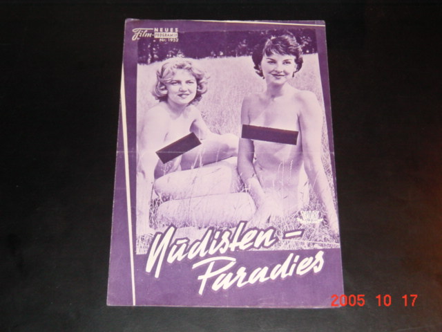 1952: Nudisten Paradies (Frank Bevis) Anita Love, Carl Conway, Katy Cashfield, Dennis Carnell, Celia Hewitt, Emma Young, Walter Randall