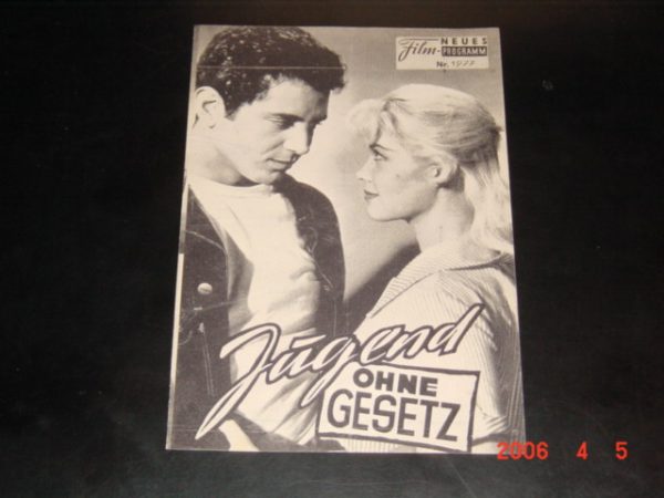 1977: Jugend ohne Gesetz (Edward L. Cahn) Jerome Thor, Marica Henderson, Scott Marlowe, John Hoyt, Dick Tyler, Virginia Aldridge, Dorothy Provine, Jack Grinnage, George Brenlin, Ann Doran, Richard Reeves