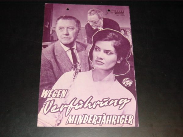 1984: Wegen Verführung Minderjähriger (Hermann Leitner) Hans Söhnker, Heli Finkzeller, Cordula Trantow, Egon von Jordan, Grete Zimmer, Marisa Mell, Emmerich Schrenk, Annemarie Berthé, Josef Krastel, Walter Wilz, Wolfgang Jansen, Helene Antaleszku, Traudi