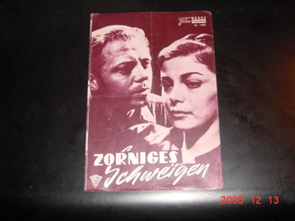 1987: Zorniges Schweigen (Guy Green) Pier Angeli, Richard Attenborough, Michael Craig, Bernard Lee, Geoffrey Keen, Laurence Naismith, Russell Napier, Alfred Burke, Penelope Horner, Brain Bedford, Brain Murray, Oliver Reed