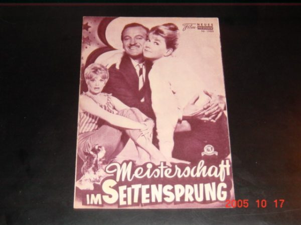 1989: Meisterschaft im Seitensprung (Charles Walters) Doris Day, David Niven, Janis Paige, Spring Byington, Richard Haydn, Patsy Kelly, Kacj Weston, John Harding, Margaret Lindsay, Charles Herbert, Stanley Livingstone, Flip Mark, Baby Gellert