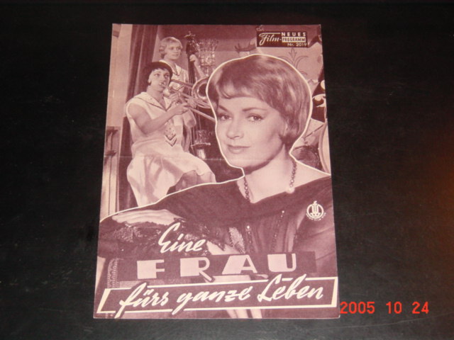 2019: Eine Frau fürs ganze Leben (Wolfgang Liebeneiner) Ruth Leuwerik, Harry Meyen, Klausjürgen Wussow, Gustav Knuth, Mila Kopp, Helga Schlack, Klaus Löwitsch, Maria Sebaldt, Theo Lingen, Friedrich Domin, Rudolf Thomberg, Anaid Iplician