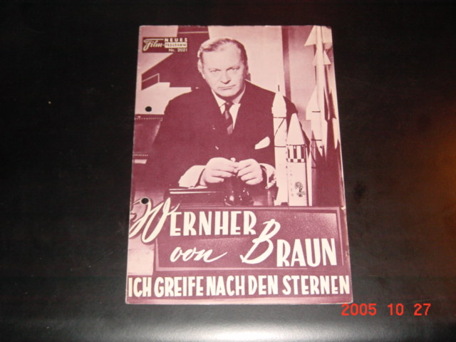 2021: Wernher von Braun (J. Lee Thompson) Curd Jürgens, Herbert Lom, Victoria Shaw, Gia Scala, Karel Stepanek, Helmo Kindermann, Adrian Hoven, Gerhard Heinz, Peter Capell, Hayden Rorke, James Daly, Alan Gifford, John Crawford, Austin Willis, Hans Schumm,
