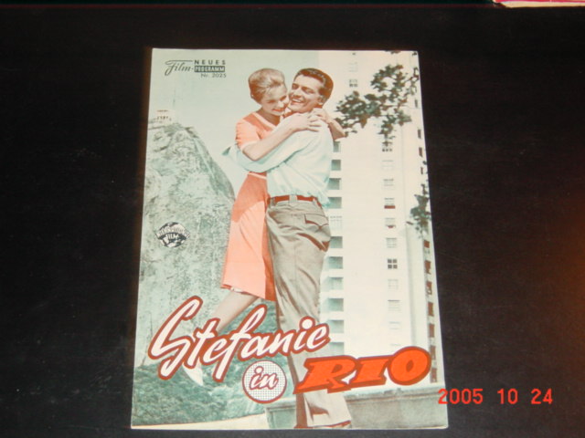 2025: Stefanie in Rio (Curtis Bernhardt) Carlos Thompson, Sabine Sinjen, Andréa Parisy, Francoise Rosay, Peter Vogel, Rainer Penkert, Geronimo Meynier, Carl Wery