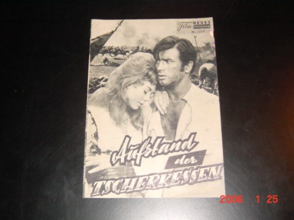 2049: Aufstand der Tscherkessen (Giorgio Rivalta) Pierre Brice, Edmund Purdom, John Barrymore jr., Georgia Moll, Massimo Girotti, Mario Pisu, Grazia Maria Spina, Elena Zareschi, Erno Crisa, Laura Carli