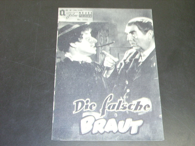 2050: Die falsche Braut (Joe Stöckel) Josef Eichheim, Elfriede Datzig, Albert Janschek, Hans Fitz, Margarete Haagen, Beppo Brem