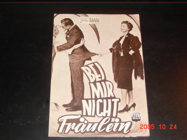 2055: Bei mir nicht Fräulein (Walter Lang) Clark Gable, Lilli Palmer, Caroll Bake, Lee J. Cobb, Barry Coe, Thomas Gomez, Thomas Duggan, Charles Lane, Wendell Holmes