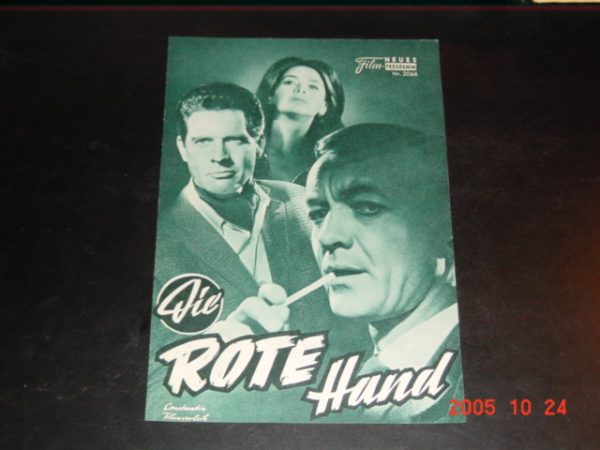 2066: Die Rote Hand (Kurt Meisel) Susanne von Almassy, Paul Hubschmid, Hannes Messemer, Susanne von Almassy, Reiner Brandt, Fritz Rémond, Harald Maresch, Willi Rose, Kurt Waitzmann, Klaus Becker, Edgar O. Faiss, Edith Schollwer, Almut Berg, Eva Schreiber