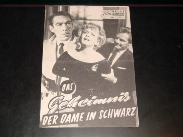 2079: Das Geheimnis der Dame in Schwarz (Michael Gordon) Lana Turner, Anna May Wong, Anthony Quinn, Dennis Kohler, Sandra Dee, John Saxon, Lloyd Nolan, Richard Basehart, Ray Walston, Virginia Grey