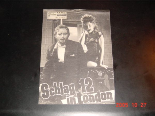 2098: Schlag 12 in London (Terence Fisher) Christopher Lee, Dawn Eddams, Paul Massie, Norma Marla, David Kossoff