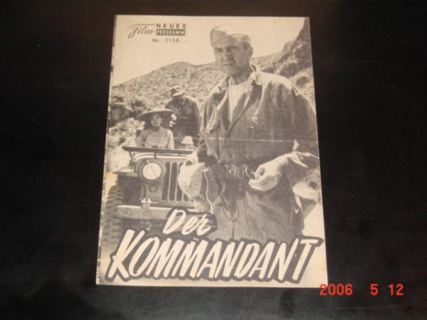 2108: Der Kommandant (Daniel Mann) James Stewart, Lisa Lu, Glenn Corbett, Henry (Harry) Morgan, Frank Silvera, James Best, Rudy Bond, Mike Kellin, Frank Maxwell, Eddie Firestone, Alan Baxter, Leo Chen, Bill Quinn, Peter Chong, P. C. Lee