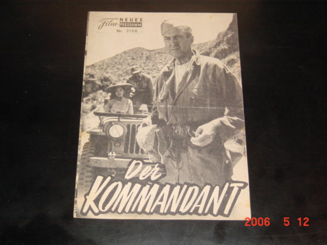 2108: Der Kommandant (Daniel Mann) James Stewart, Lisa Lu, Glenn Corbett, Henry (Harry) Morgan, Frank Silvera, James Best, Rudy Bond, Mike Kellin, Frank Maxwell, Eddie Firestone, Alan Baxter, Leo Chen, Bill Quinn, Peter Chong, P. C. Lee