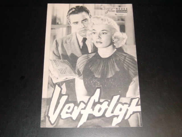 2125: Verfolgt (Felix Feist) Ruth Roman, Steve Cochran, Ray Teal, Lurene Tuttle, Morris Ankrum, John Kellogg, Lee Patrick, Hugh Sanders, Stuart Randall, Bobby Hyatt