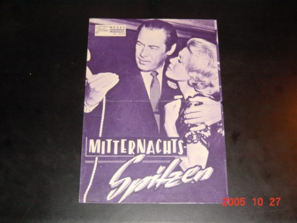 2140: Mitternachts Spitzen (Midnight Lace) (David Miller) Doris Day, Myrna Loy, Rex Harrison, John Gavin, Roddy McDowall, Herbert Marshall, Natasha Parry, John Williams, Hermione Baddeley, Richard Ney, Rhys Williams, Doris Lloyd, Richard Lupino, Anthony D