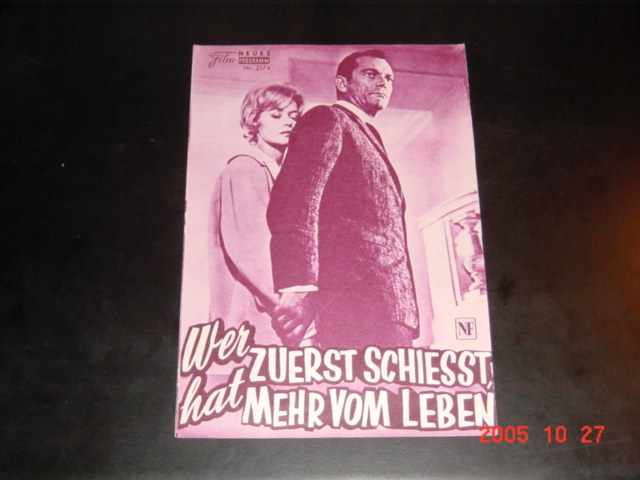 2174: Wer zuerst schiesst, hat mehr vom Leben (Pierre Montazel) Eddie Constantine, Barbara Laage, Stephan Schnabel, Claude Cerval, Saro Urzi, Jacques de Lannoy, Tood Martin