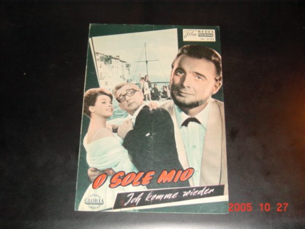 2183: O sole Mio (Paul Martin) Senta Berger, Rex Gildo, Vico Torriani, Jerome Courtland, Gunther Philipp, Angèle Durand, Trude Herr, Gerold Wanke, Jean Thomé, Zizi Rascos, Tommy Kent, Mady Riehl