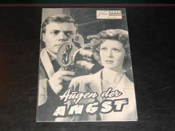 2198: Augen der Angst (Michael Powell) Karl Heinz Böhm, Moira Shearer, Anna Massey, Maxime Audley, Esmond Knight, Bartlett Mullins, Shirley Ann Field, Michael Goodliffe, Brenda Bruce, Martin Miller, Pamela Green