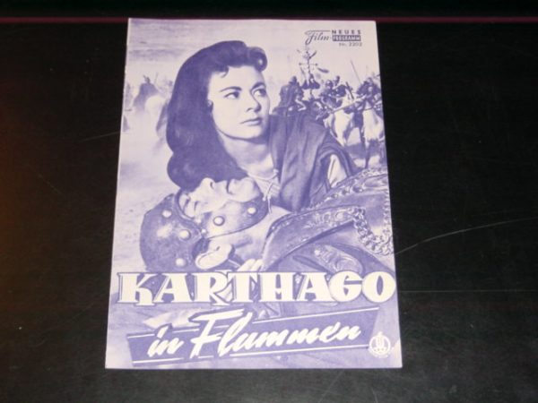2202: Karthago in Flammen (Carmine Gallone) Pierre Brasseur, Daniel Gelin, Anne Heywood, Ilaria Occhini, Paola Stoppa, José Suarez, Erno Crisa, Cesare Fantoni, Ivo Garrani, Mario Girotti, Edith Peter, Aldo Silvani, Gianrico Tedeschi