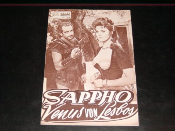 2244: Sappho Venus von Lesbos (Pietro Francisci) Tina Louise, Kerwin Mathews, Susy Golgi, Riccardo Garrone, Enrico Maria Salerno, Alberto Franese, Stelsa Brown, Lilly Mantovani, Annie Gorassini