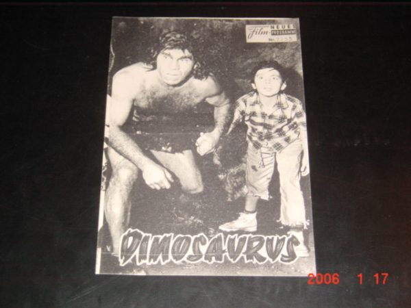 2253: Dinosaurus (Irvin S. Yeaworth jr.) Ward Ramsey, Kristina Hanson, Luci Blain, Paul Lukather, Alan Roberts, Gregg Martell, Fred Engelberg, Wayne C. Tredway, James Logan