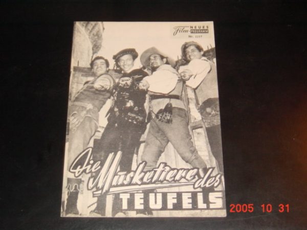 2269: Die Musketiere des Teufels (Siro Marcellini) Gianna Maria Canale, Emma Danieli, Frank Latimore, Andrea Aureli, Antonio de Teffe, Gabriella Pallotta, Federica Ranchi, Mirko Ellis, José Aspe, Andrea Fantasia, Franco Fantasia, Oreste Lionello, Nunzio G