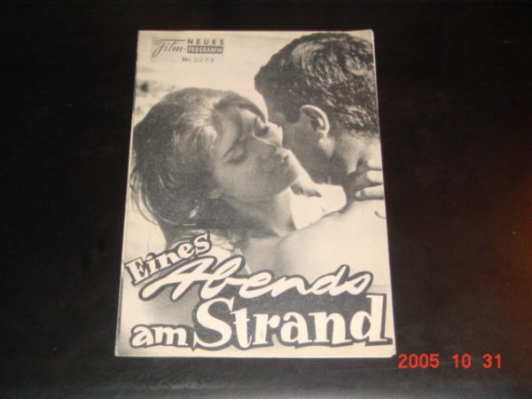 2274: Eines Abends am Strand (Un soir sur la plage) (Michel Boisrond) Daliah Lavi, Martine Carol, Jean Desailly, Geneviève Grad, Henri-Jacques Huet, Michel Galabru, Francois Nocher, Rellys, Annibal Ninchi, Gianni Garko