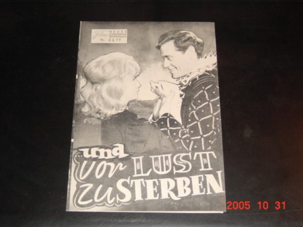 2277: ..und vor Lust zu sterben (Blood and Roses) (Roger Vadim) Mel Ferrer, Elsa Martinelli, Annette Vadim, Jacques-Rene Chauffard, Marc Allegret, Alberto Bonucci, Serge Marquand, Gabriella Farinon, Renato Speziali, Edythe Peters, Gianni Di Benedetto, Ca