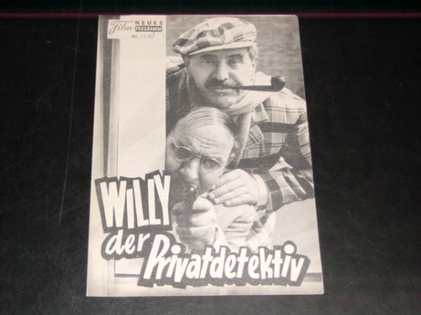 2282: Willy der Privatdetektiv (Rudolf Schündler) Willy Millowitsch, Gusti Wolf, Charlotte Krekel, Franz Schneider, Claus Biederstaedt, Emmy Burg, Friedrich Schoenfelder, Harry Hardt, Hannelore Auer, Renate Mannhardt, Rudolf Platte, Kurt Großkurth, Klaus