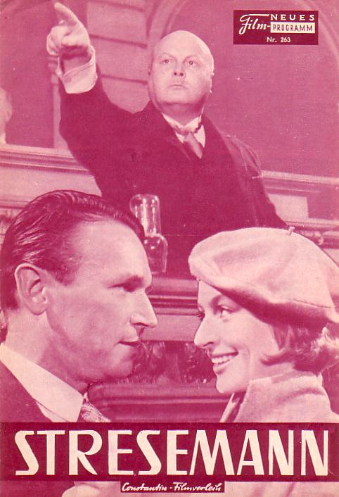 263: Stresemann (Alfred Braun) Anouk Aimee, Paul Dahlke, Ernst Schröder, Wolfgang Preiss, Leonard Steckel, Susanne v. Almassy, Erwin Kaiser, Siegfried Schürenberg, Siegmar Schneider, Ernst Stahl-Nachbaur, Otz Tollen