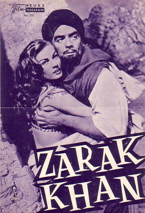 232: a: Zarak Khan (Zarak) (Terence Young) Anita Ekberg, Victor Mature, Michael Wilding, Bonar Colleano, Finlay Currie, Bernard Miles, Frederik Valk, Eunice Gayson, Peter Illing, Eddie Byrne, Patrick McGoohan, Eric Pohlmann, Harold Goodwin, Alec Mango