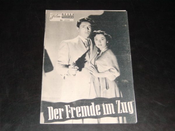 2331: Der Fremde im Zug (Strangers on a train) (Alfred Hitchcock) Farley Granger, Ruth Roman, Robert Walker, Leo G. Carroll, Patricia Hitchcok, Laura Elliott, Marion Lorne, Jonathan Hale