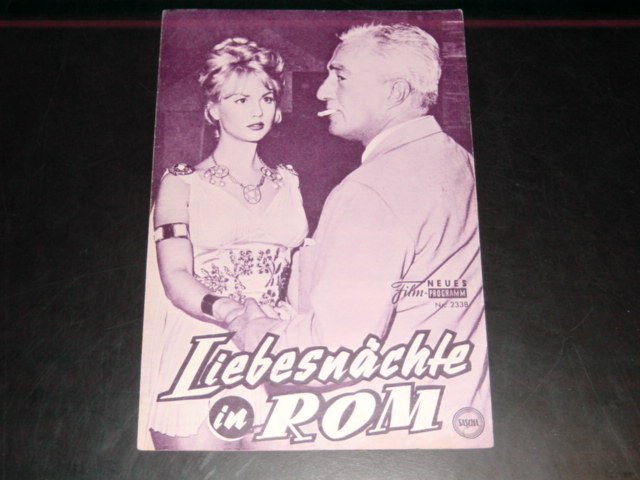 2338: Liebesnächte in Rom (Dino Risi) Mylène Demongeot, Elsa Martinelli, Claudio Gora, Peter Baldwin, Maria Perschy, Armando Romeo, Jacques Sernas, Vittorio de Sica