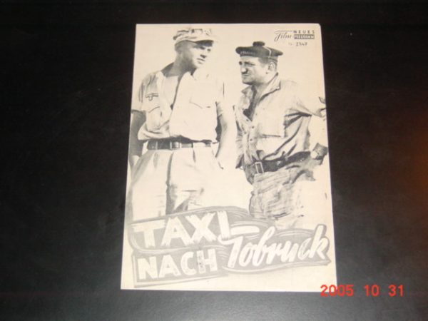 2347: Taxi nach Tobruk (Denys de la Patellière) Lino Ventura, Hardy Krüger, Charles Aznavour, Maurice Biraud, German Cobos