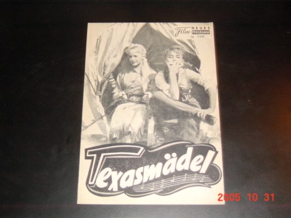2355: Texasmädel (Serenade au Texas) (Richard Pottier) Sonja Ziemann, Bourvil, Germaine Damar, Luis Mariano, Yves Deniaud, Arlette Poirier, Rene Blancard, Robert Rocca, Jean Paqui, Paul Mercey, Gil Delamare