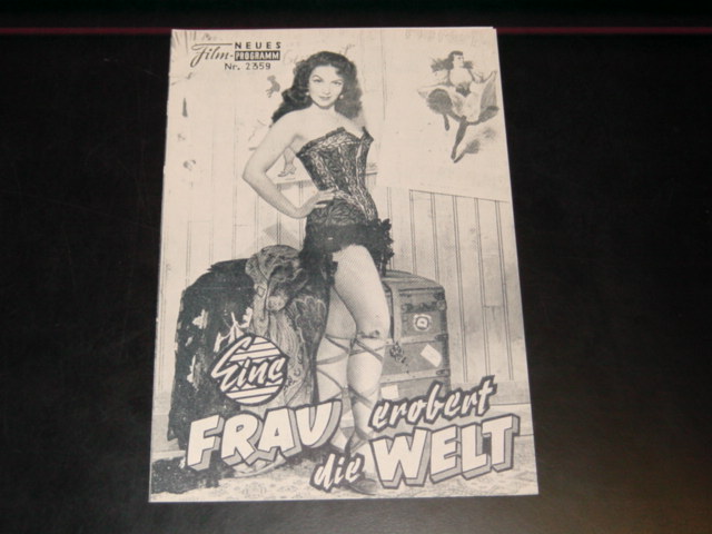 2359: Eine Frau erobert die Welt (Richard Pottier) Maria Felix, Jacques Berthier, Louis Seigner, Paolo Stoppa, Maurice Teynac, Marie Sabouret, Jean-Marc Tennberg, Jean Paqui, Micheline Gary