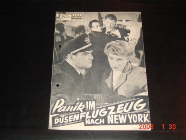 2371: Panik im Düsenflugzeug nach New York (Jet Strorm) (C. Raker Endfield) Stanley Baker, Richard Attenborough, Hermine Baddeley, Bernard Braden, Diane Cilento, Barbara Kelly, David Kossoff, Virginia Maskell