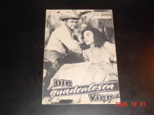 2399: Die gnadenlosen Vier (Posse from Hell) (Robert Coleman) Audie Murphy, John Saxon, Zohra Lampert, Ward Ramsey, Vic Morrow,Robert Keith, Royal Dano, Rudy Acosta, Paul Carr, Frank Overton, Lee van Cleef, Stewart Randall, Charles Horvath, Henry Wills,