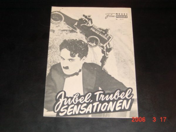 2411: Jubel, Trubel, Sensationen (Robert Youngson) Charlie Chaplin, Stan Laurel, Douglas Fairbanks, Oliver Hary, Houdini, Pearl White, Harry Langdon, Ben Turpin