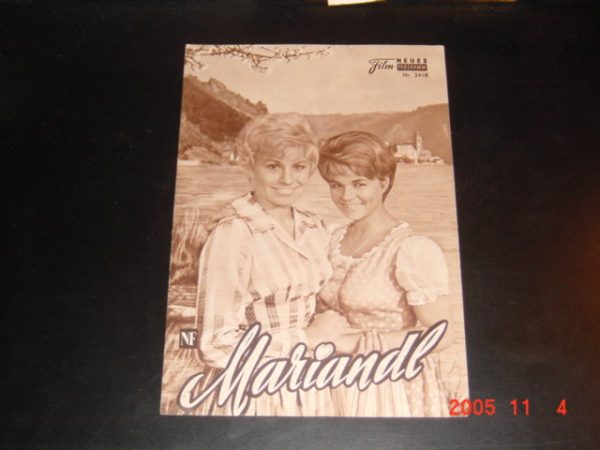 2418: Mariandl (Werner Jakobs) Conny Froboess, Waltraud Haas, Hans Moser, Rudolf Prack, Gunther Philipp, Peter Weck, Susi Nicoletti, Edith Elmay, Hugo Gottschlich, Elisabeth Stiepl, Raoul Retzer