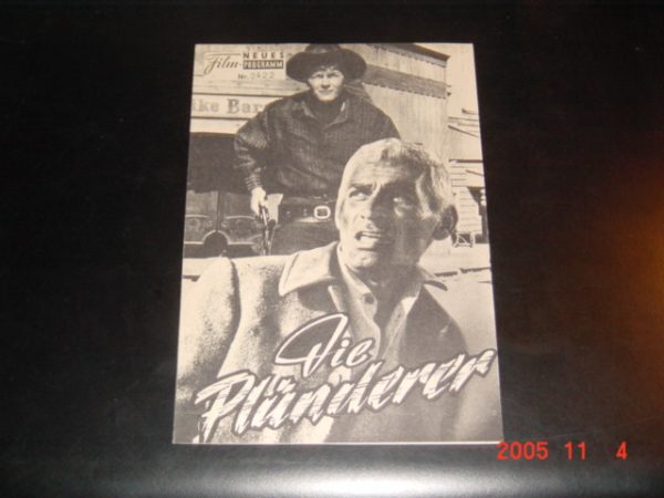 2422: Die Plünderer (Joseph Pevney) Jeff Chandler, John Saxon, Dolores Hart, Marsha Hunt, Jay C. Flippen, Ray Stricklyn, Dee Pollock, Roger Torrey