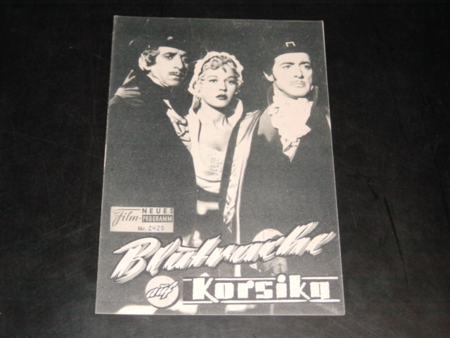 2425: Blutrache auf Korsika (Leo Fleider) Antonio Vilar, Analia Gade, Betty Norton, Nestor Deval, Maruja Montes, Fina Wasserman, Albert Barcel, Doris Coll, Oscar Lompart