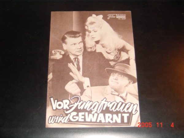 2437: Von Jungfrauen wird gewarnt (Otto Ambros) Heinz Conrads, Fritz Muliar, Gustl Gstettenbauer, Fritz Holzer, Rudolf Carl, Ferry Wandra, Ludwig Zwickl, Erich Padalewsky, Peter Gerhard, Gretl Schörg, Else Rambausek, Gretl Löwinger, Liesl Löwinger, Sissy