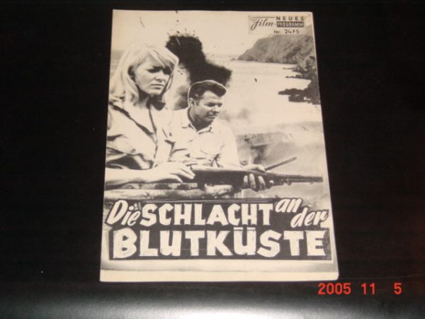 2475: Die Schlacht an der Blutküste ( Herbert Coleman ) Audie Murphy, Gary Crosby, Dolores Michaels, Alejandro Rey, Marjorie Stapp, Barry Atwater, E. J. Andre, William Mims, Ivan Dixon