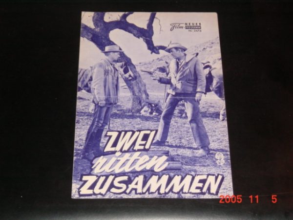 2476: Zwei ritten zusammen ( Two Rode Together ) ( John Ford ) James Stewart, Richard Widmark, Andy Devine, Anelle Hayes, John Mcintire, Woody Strode, Shirley Jones